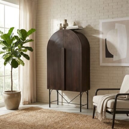 Exclusive Handcrafted Solid Wood Tallboy Cabinet
