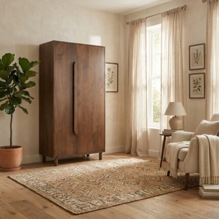 Exclusive Wood Wall-Mounted Cabinet