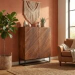 Exclusive Solid Wood Black Lagoon Handcrafted Sideboard - Image 3
