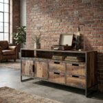 Exclusive Handcraft Rustic United Acacia TV Stand - Image 2