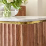 Modern Minimalist Wooden Low Sideboard Cabinet (Solid Wood) - Image 6