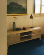 Handcrafted Solid Wood Buffet Cabinet for Dining Room - Image 10