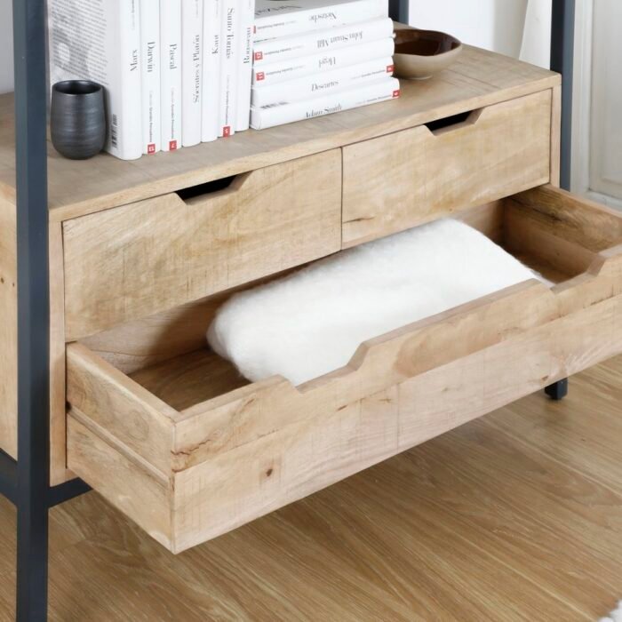 Solid Wood Handcrafted Side Luxe Console - Image 4