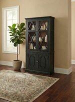 Luxury Handcrafted Meadow Mango Wood Cupboard for Elegant Storage