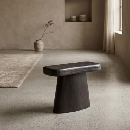 Exclusive Antique Side Table with Artistic Detailing