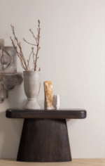 Exclusive Antique Side Table with Artistic Detailing - Image 2