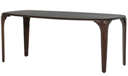 Rustic Wooden Dining Table (Sisam Solid Wood)