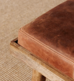 Exclusive Bar Stool with Leather Upholstery - Image 3