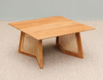 Exclusive Coffee Table with Cane and Classic Design - Image 2