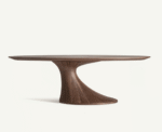 Modern Wooden Round Side Table (Sheeshma Wood)