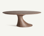 Modern Wooden Round Side Table (Sheeshma Wood) - Image 2