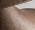 Modern Wooden Round Side Table (Sheeshma Wood) - Image 3