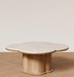 Coffee Table for Living Room Wooden base with marble Top, Coffee Table with Marble Top
