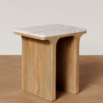 Coffee Table Mango Solid Wood with marble Top, Coffee Table Solid Wood