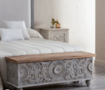 Wooden Handicraft Trunk (Solid Wood)