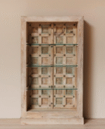Wooden Handicraft Storage Cabinet (Solid Wood)