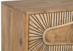 Luxury Handcrafted Wooden Cabinet for Living Room - Image 4