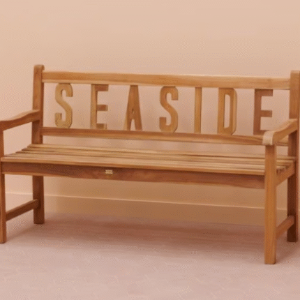 Handicraft Wooden Bench (Solid Wood)., Luxury Handcrafted Wooden Bench