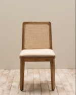 Luxury Rustic Chair with Cane Backrest – Crafted with Style & Comfort - Image 2