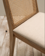 Luxury Rustic Chair with Cane Backrest – Crafted with Style & Comfort - Image 3