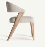 Elegant Wooden Chair with Backrest – Comfortable & Stylish Design - Image 3
