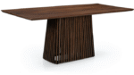 Rectangular Dining Table (Brown), Exclusive Rectangular Dining Table for Stylish Dining Spaces (Brown)