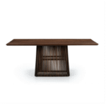 Exclusive Rectangular Dining Table for Stylish Dining Spaces (Brown) - Image 2