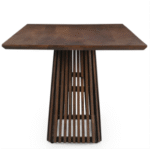 Exclusive Rectangular Dining Table for Stylish Dining Spaces (Brown) - Image 3
