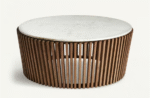 Exclusive Handicraft Round Marble Coffee Table - Image 3