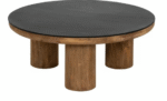 Exclusive Wooden Coffee Table with Mirror Top - Image 2