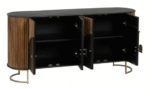 Exclusive Wooden Sideboard with Metal Legs - Image 3