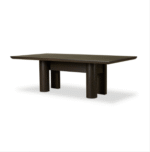 Exclusive Wooden Brown Wood Dining Table - Image 2