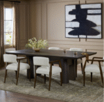 Wooden Brown Wood Dining Table