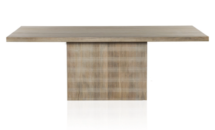 Exclusive Rectangular Mango Wood Dining Table - Image 5