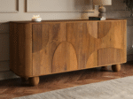 Ivan Wood Sideboard with Ball Feet