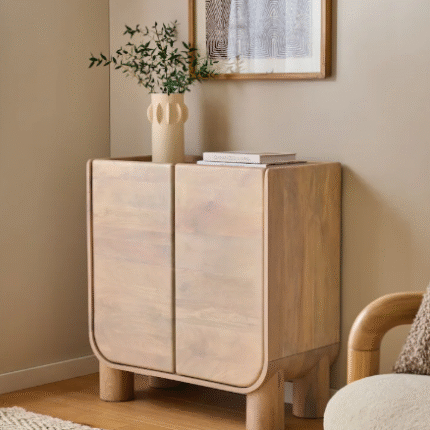 Handicraft Wood Cabinet with Doors