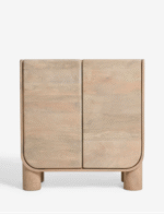 Exclusive Handicraft Wood Cabinet with Doors - Image 4