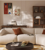 Brown Round Coffee Table