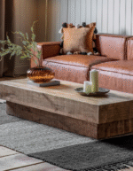 Rectangular Solid Wood Coffee Table