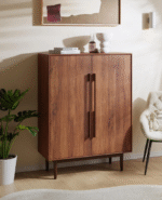 Wooden Cabinet with 2 Doors (Solid Wood)