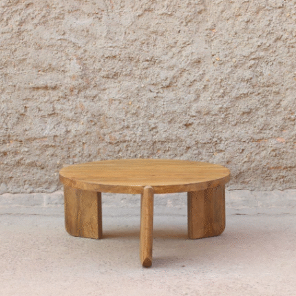 Mesa de centro de madera de mango Polanco