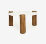 Mesa de Centro de Marmol y Madera Houston