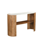 Consola de Madera de mango y mármol Varsovia - Image 4