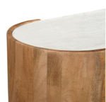 Consola de Madera de mango y mármol Varsovia - Image 3