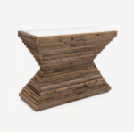 Consola de madera de olmo reciclada Pisco - Image 2