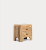 Mesita de Noche de Madera de Mango - Image 2