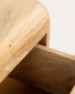 Mesita de Noche de Madera de Mango - Image 3