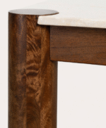 Mesa de Centro de Mármol 28 y Madera de Mango - Image 4