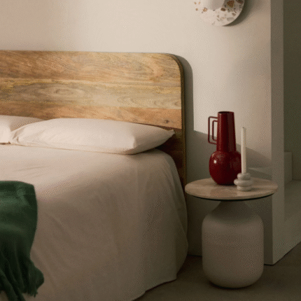 Cabecero para cama de madera de mango