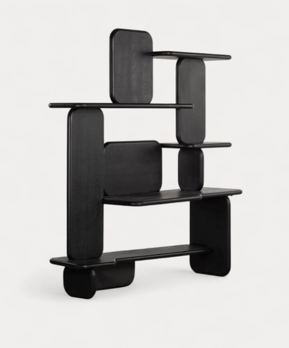 Screenshot 2025-10-30 115451 Estantería con escritorio de madera de pino y madera de olmo - Image 8